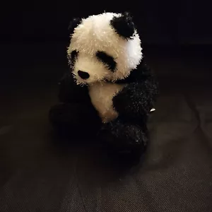 Ganz Webkinz Panda Bear 7 in Plush Black White Stuffed Animal Toy No Code - Picture 1 of 8