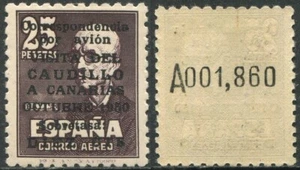 España 25 Ptas. Canarias 1951 / Lujo **/MNH 1090 - Picture 1 of 1