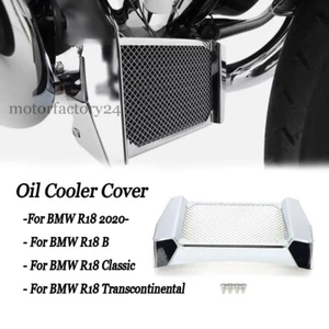 Classics Silver Radiator Guard Grill Oil Cooler Guard Cover For BMW R18 2020-UP - Picture 1 of 5