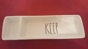 RAE DUNN LL DIVIDED DESK DISH TRAY "KEEP" 🎁❤️ by Magenta OFFICE STUDENT New w/t - Picture 1 of 3