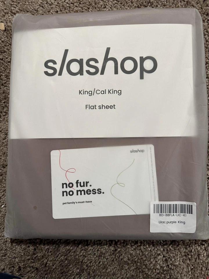 Bamboo Flat Sheet-pet Hair Repellant Size King/California King - Image 1 of 3