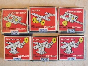 Gio Cas Bologna Mini costruzioni in metallo 6 scatoline 3 varianti Nuove - Picture 1 of 3