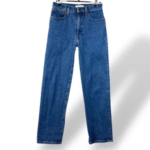 Madewell Jeans Womens Sz 25 Perfect Vintage Straight Crop HighRise Edendale Wash - Picture 1 of 14