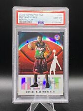 2003 Topps Pristine Refractor #113 Dwyane Wade RC Rookie /1999 PSA 10 GEM MINT