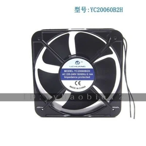 1 pcs UCHUANG Fan YC20060B2H AC220-240V 20060 20cm 2 wire Aluminum frame fan - Bild 1 von 2
