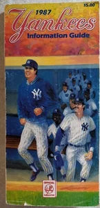 1987 New York Yankees Media Information Guide - Picture 1 of 1