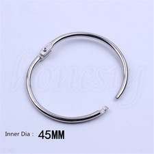 5/10x Metal Hinged Ring Book Binder Craft Photo Album Split Scrapbook DIY Tool