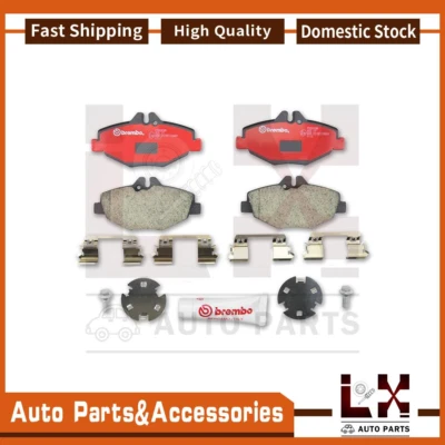 Juego de pastillas de freno delanteras Brembo cerámica OE para Mercedes-Benz E350 2006 2007 2008 09 Foto 1 de 3