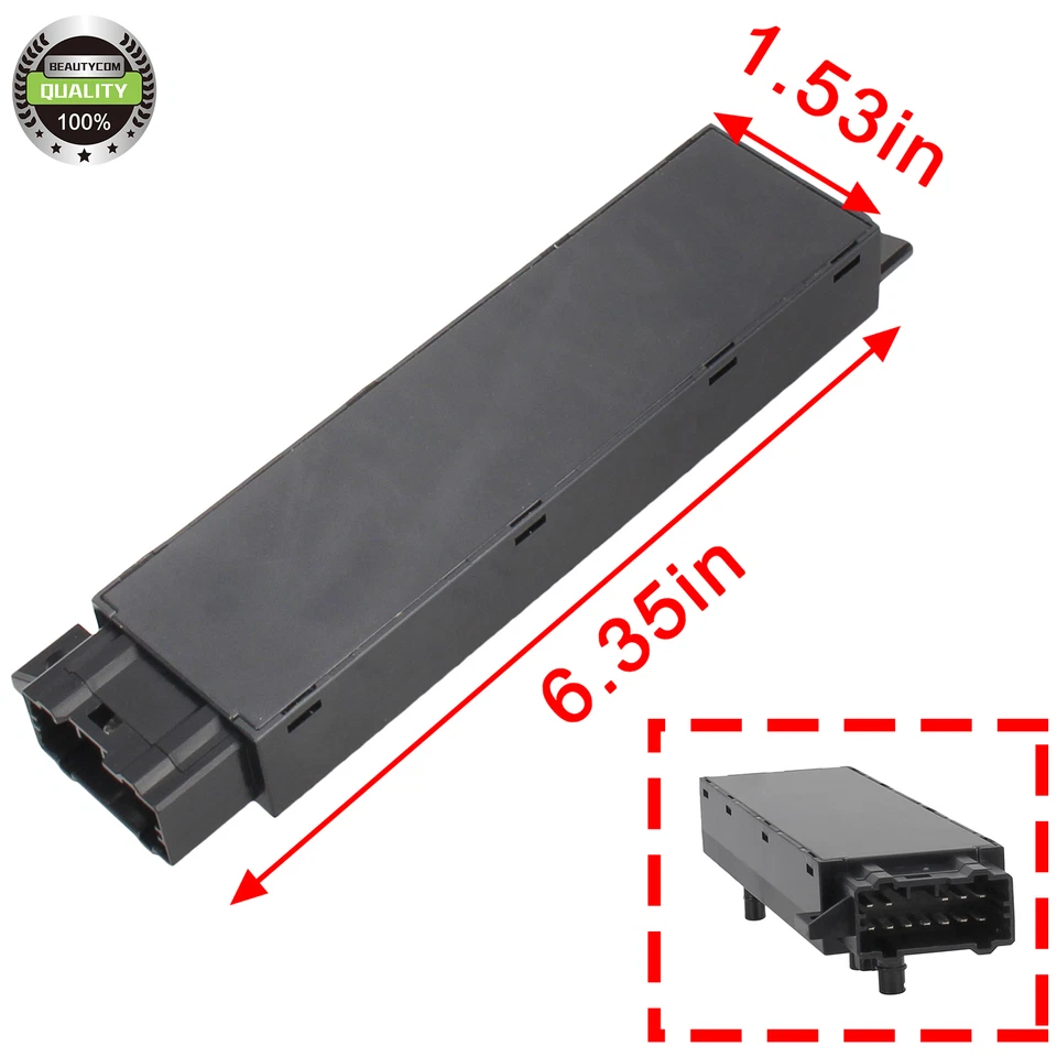 Interruptor de asiento eléctrico lado del conductor izquierdo 81653-SDB-A71 para Honda Acura TL Civic 04-14 Foto 1 de 4