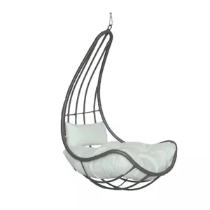 HOME DELUXE Poly Rattan Hängesessel Hängekorb Hängestuhl Hängeschaukel Hängesitz - Bild 1 von 7