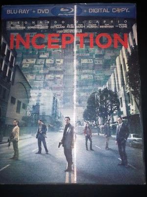 Inception (Blu-ray/DVD, 2010, 2-Disc Set) No Digital - Image 1 of 2