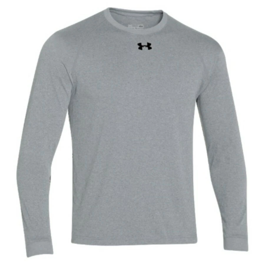 Under Armour Men’s True Grey Heather UA Locker Tee Long Sleeve Shirt Foto 1 de 1