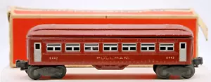 Lionel Post WarTin Litho Pullman Passenger Car 6442 w/ OG BOX O Gauge 1:48 Scale - Picture 1 of 8