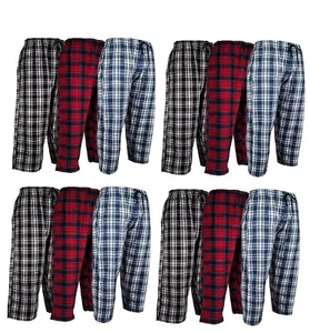 Premium 100% Cotton Mens Women Pyjamas Bottoms Lounge Trouser Sleepwear - Picture 1 of 6