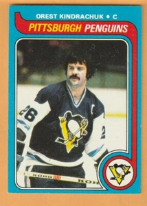 Orest Kindrachuk Pittsburgh Penguins 1979-80 Topps #218 - Imagen 1 de 2