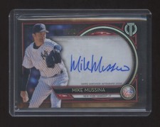 2020 TOPPS TRIBUTE MIKE MUSSINA AUTOGRAPH GOLD REFRACTOR #ED 10/10 YANKEES HOF ?