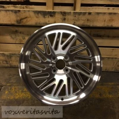 16" SWIRL LC STYLE WHEELS RIMS MACHINE FACE 4 LUG 4X100 BRAND NEW SET OF 4 - Image 1 of 2