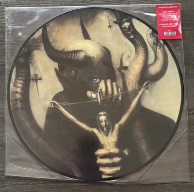 CELTIC FROST To Mega Therion 1st issue Picture Disc vinyl LP w/ hype sticker  - Image 1 of 3