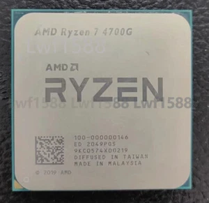 AMD Ryzen 7 4700G 3.6-4.4GHz 8-core 16Thr socket AM4 65W CPU processor R7-4700G - Picture 1 of 1
