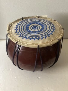 Clay Ceramic Tabla Baya Decorative Drum Made In India - Imagen 1 de 11