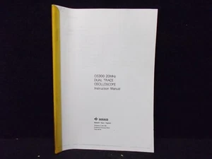 OS300 Dual Trace Oscilloscope Instruction Manual, engl.. #K-330-04 - Imagen 1 de 3