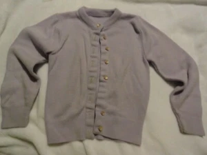 Girls Vintage 70's Lavender Sweater - SZ 4-5 (?) - Picture 1 of 3