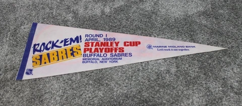 Vintage Very Rare Buffalo Sabres 1989 Stanley Cup Playoffs  Rock'em Sabres Cover