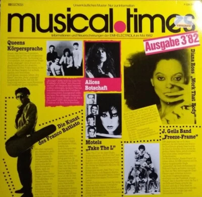 Various Musical Times • Ausgabe 3'82 LP Comp Promo Vinyl Schallplatte 227906 - Bild 1 von 3