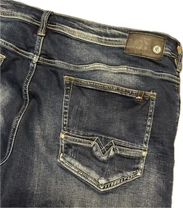 Jeans Buffalo David Bitton Ash-x ajustados elásticos para hombre 40x32 - Imagen 1 de 8