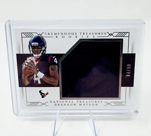 2017 Deshaun Watson National Treasures Jersey RC /99 Texans Browns Clemson NFL - Picture 1 of 2