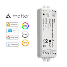 Matter WiFi RGB + CCT LED Kontroler światła 12V 24V fr Homekit Alexa Homepod Alexa