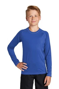 YST470LS Sport-Tek Youth Long Sleeve Rashguard Tee - Picture 1 of 6