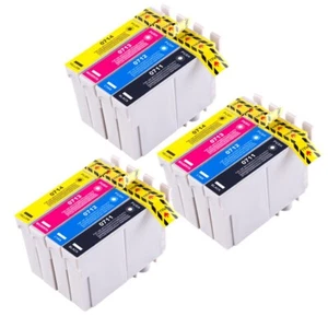Cartucho de tinta 12 apto para Epson (Cheetah) T0715 Stylus DX7400 DX7450 DX4400 SX100 - Imagen 1 de 11