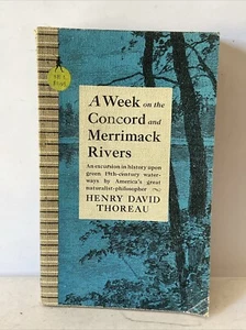 HENRY DAVID THOREAU A WEEK ON THE CONCORD AND MERRIMACK RIVERS - Picture 1 of 6