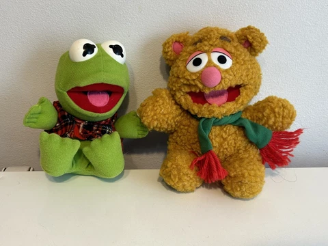 Vintage 1987 Muppet Baby Fozzie Teddy Bear Stuffed Animal Plush Jim Henson Cover