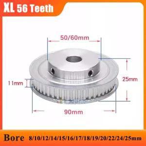XL 56 dientes correa de distribución polea diámetro de rueda síncrono 8-25 mm para correa de 10 mm de ancho - Imagen 1 de 20