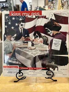 Kiss "KISS My Ass" LP 1994 Red Color Vinyl Tribute Album Garth Brooks Kravitz - Picture 1 of 4