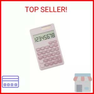 Pink Calculator,Small Calculator,Mini Calculator,Cute Calculator,Solar Calculato - Picture 1 of 2