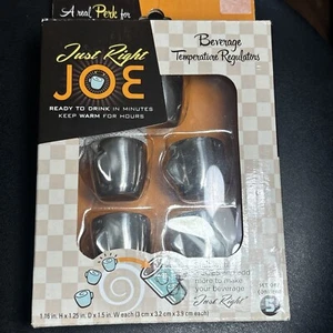 Just Right Joe Reguladores de Temperatura para Bebidas Caliente o Frío Juego de 5 Café - Imagen 1 de 2