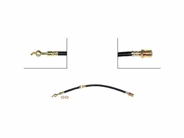 For 2002-2004 Isuzu Rodeo Brake Hose Dorman 45153PK 2003 Brake Hydraulic Hose - Image 1 of 2