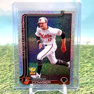 2025 Topps Serie 1 Sandglitter Rainbow Foil #220 Colton Cowser Rookie Cup - Imagen 1 de 2