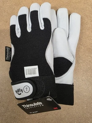 L + D L+D Griffy Winter-Montage-Arbeitshandschuhe 1707 Nappaleder Ziegenleder Gr:7