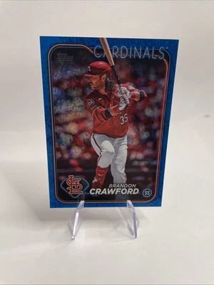 Brandon Crawford 2024 Topps Update Series #US131 Blue Foil /999 SP Cardinals - Image 1 of 3