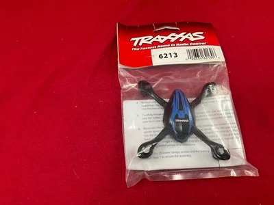Traxxas 6213 TRAXXAS QR-1  BLUE + BLACK Canopy  upper lower  body  screws shell - Image 1 of 3