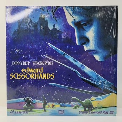 Edward Scissorhands Laserdisc Johnny Depp Winona Ryder Tim Burton 1990 - Image 1 of 3