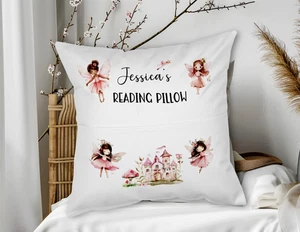 Personalised magical Fairy reading pillow, Kids Fairy cushion, pocket pillow, - Picture 1 of 3