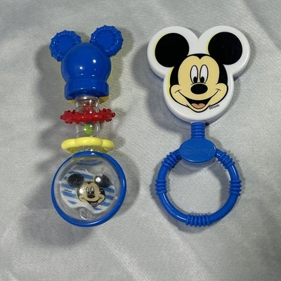 Disney Baby Boy Mickey Mouse Rattle & Spin Toy Set - Image 1 of 3