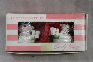 Vintage Holt Howard Schneemänner Salz & Pfefferstreuer Weihnachten Japan SELTEN NEUWERTIG IN OVP ANZEIGE - Bild 1 von 10