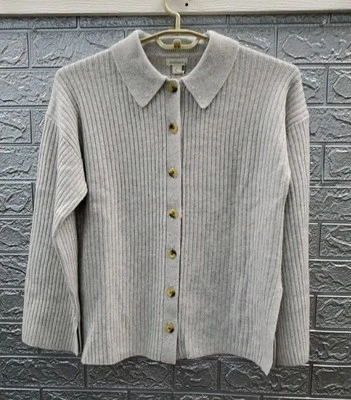 Nuevo Cárdigan Sundance Frankey Abotonado Gris Talla Pequeña Foto 1 de 4