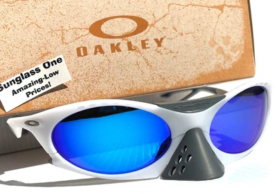 Gafas de sol Oakley PLANTARIS mate vapor blanco polarizadas Galaxy azul 9437-06 Foto 1 de 4